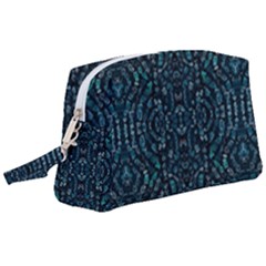 Fancy Stone Mosaic Print Pattern Wristlet Pouch Bag (large) by dflcprintsclothing