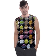 Glitch Glitchen Npc Cubimals Pattern Men s Regular Tank Top by WetdryvacsLair