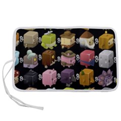 Glitch Glitchen Npc Cubimals Pattern Pen Storage Case (m) by WetdryvacsLair