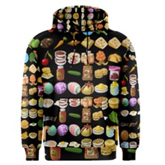 Glitch Glitchen Food Pattern One Men s Core Hoodie by WetdryvacsLair