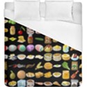 Glitch Glitchen Food Pattern One Duvet Cover (King Size) View1