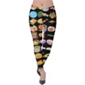 Glitch Glitchen Food Pattern One Velvet Leggings View1