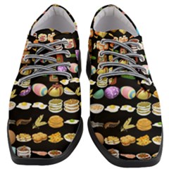 Glitch Glitchen Food Pattern One Women Heeled Oxford Shoes by WetdryvacsLair