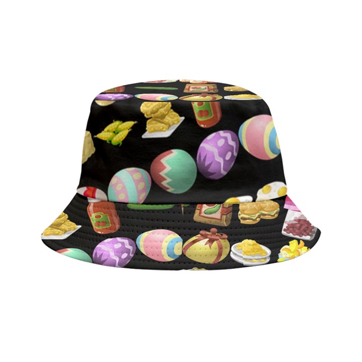 Glitch Glitchen Food Pattern One Bucket Hat