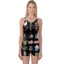 Glitch Glitchen Npc Animals And Characters Pattern One Piece Boyleg Swimsuit View1