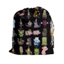 Glitch Glitchen Npc Animals And Characters Pattern Drawstring Pouch (2XL) View1