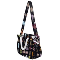 Glitch Glitchen Npc Animals And Characters Pattern Rope Handles Shoulder Strap Bag by WetdryvacsLair