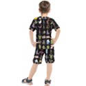 Glitch Glitchen Npc Animals And Characters Pattern Kids  Tee and Shorts Set View2