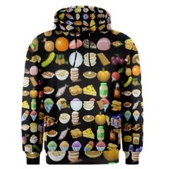 Glitch Glitchen Food Pattern Two Men s Core Hoodie by WetdryvacsLair