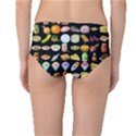 Glitch Glitchen Food Pattern Two Mid-Waist Bikini Bottoms View2