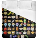 Glitch Glitchen Food Pattern Two Duvet Cover (King Size) View1