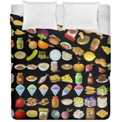 Glitch Glitchen Food Pattern Two Duvet Cover Double Side (california King Size) by WetdryvacsLair