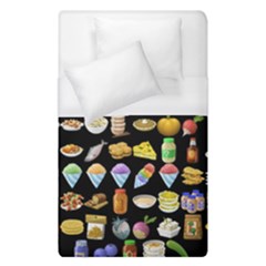 Glitch Glitchen Food Pattern Two Duvet Cover (single Size) by WetdryvacsLair