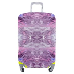 Pink Grey Repeats Luggage Cover (medium)