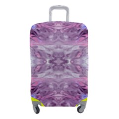 Pink Grey Repeats Luggage Cover (small)