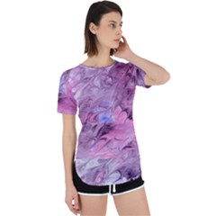 Flowing Marbling Patterns Perpetual Short Sleeve T-shirt