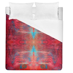 Red Flames Repeats Duvet Cover (queen Size)