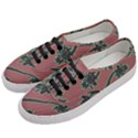 Tropical Style Floral Motif Print Pattern Women s Classic Low Top Sneakers View2