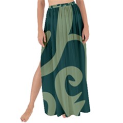 Graphic  Maxi Chiffon Tie-up Sarong