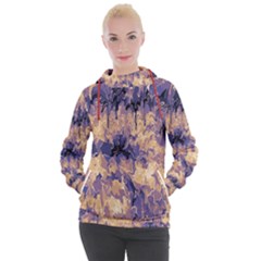 Yellow And Purple Abstract Women s Hooded Pullover by Dazzleway