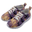 Yellow and purple abstract Kids Athletic Shoes View2