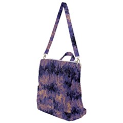 Purple And Yellow Abstract Crossbody Backpack by Dazzleway