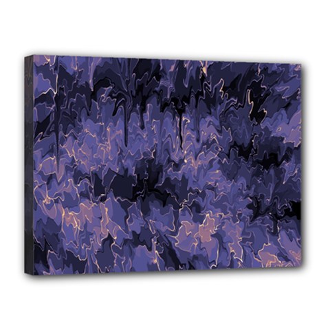 Purple And Yellow Abstract Canvas 16  X 12  (stretched) by Dazzleway