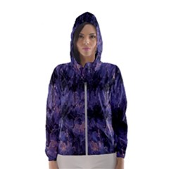 Purple And Yellow Abstract Women s Hooded Windbreaker by Dazzleway