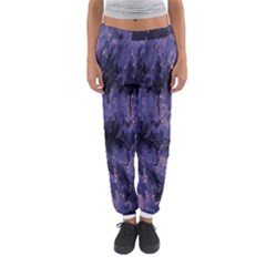 Purple And Yellow Abstract Women s Jogger Sweatpants by Dazzleway