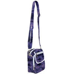 Purple And Yellow Abstract Shoulder Strap Belt Bag by Dazzleway