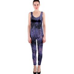 Purple And Yellow Abstract One Piece Catsuit by Dazzleway