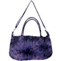 Purple and yellow abstract Removal Strap Handbag View1