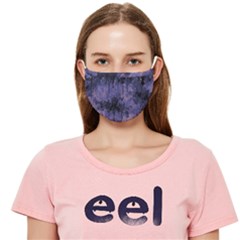 Purple And Yellow Abstract Cloth Face Mask (adult)