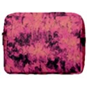 Pink abstract Make Up Pouch (Large) View1