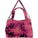 Pink abstract Double Compartment Shoulder Bag View1