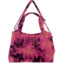 Pink abstract Double Compartment Shoulder Bag View2