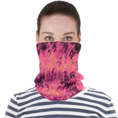 Pink Abstract Face Seamless Bandana (adult) by Dazzleway