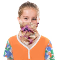 Yellow And Pink Abstract Face Covering Bandana (kids)