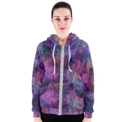 Multicolored Abstract Women s Zipper Hoodie by Dazzleway