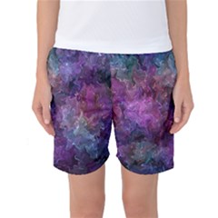 Multicolored Abstract Women s Basketball Shorts by Dazzleway