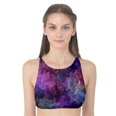 Multicolored Abstract Tank Bikini Top by Dazzleway