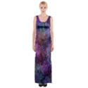 Multicolored abstract Thigh Split Maxi Dress View1