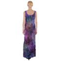 Multicolored abstract Thigh Split Maxi Dress View2