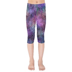 Multicolored Abstract Kids  Capri Leggings  by Dazzleway