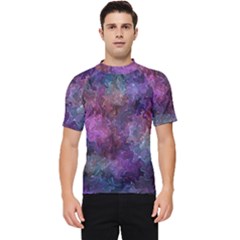 Multicolored Abstract Men s Short Sleeve Rash Guard