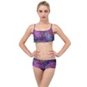 Multicolored abstract Layered Top Bikini Set View1