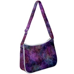 Multicolored Abstract Zip Up Shoulder Bag by Dazzleway