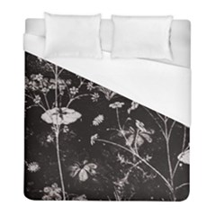 Dark Floral Artwork Duvet Cover (full/ Double Size) by dflcprintsclothing