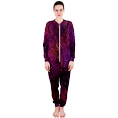 Red Melty Abstract Onepiece Jumpsuit (ladies)  by Dazzleway