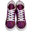 Red melty Abstract Men s Hi-Top Skate Sneakers View1